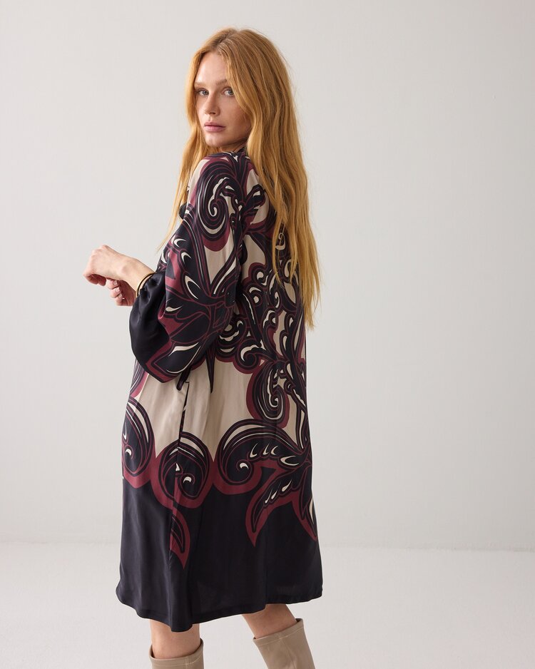 Summum Woman Dress ornament print multicolour Summum Woman