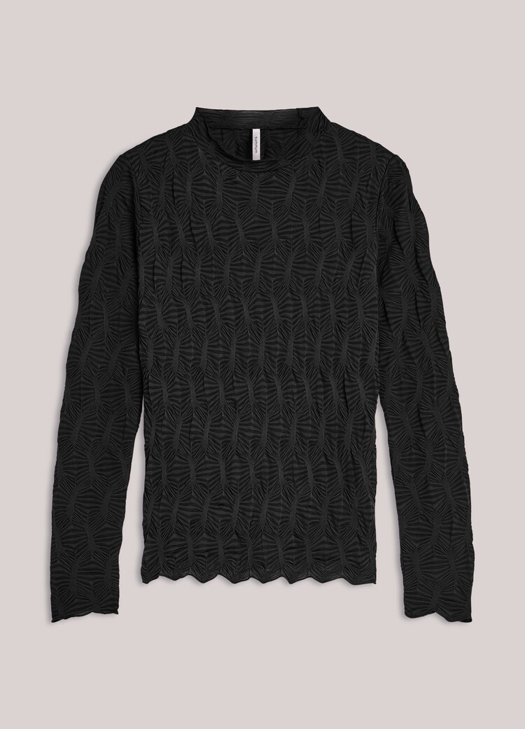 Summum Woman Top spiderweb mesh black Summum Woman