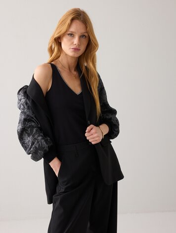 Summum Woman Top basics black