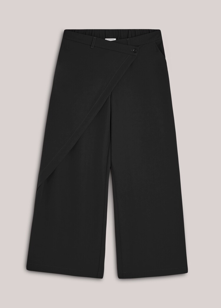 Summum Woman Trousers fluid black Summum Woman