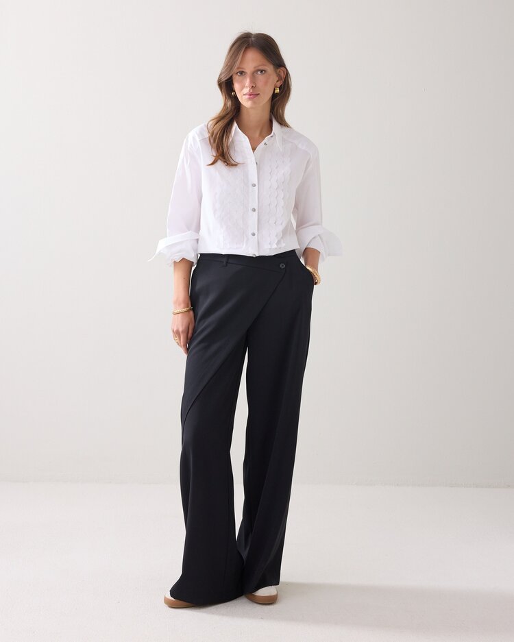 Summum Woman Trousers fluid black Summum Woman