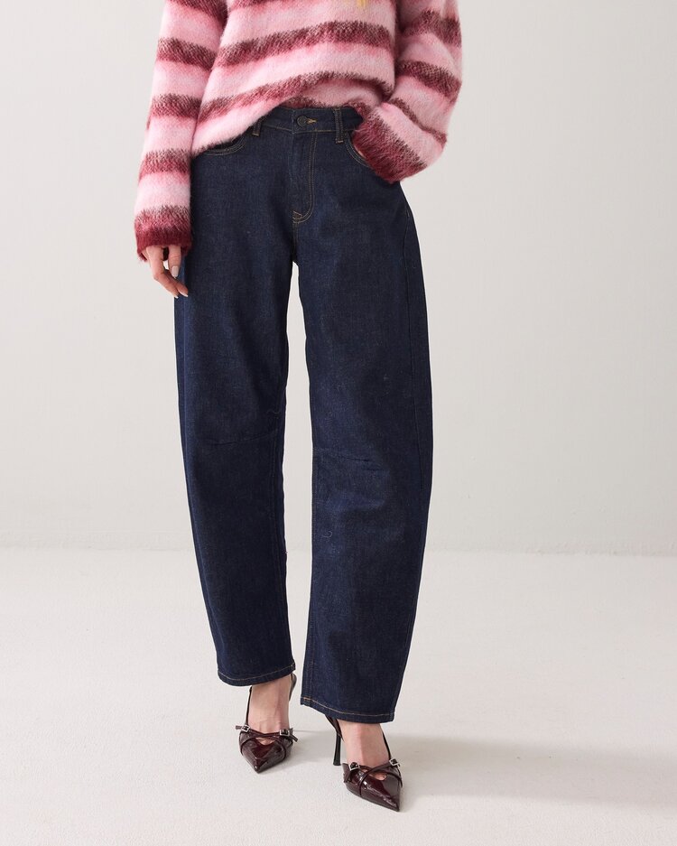 Summum Woman Jeans cocoon leg twill night blue denim Summum Woman