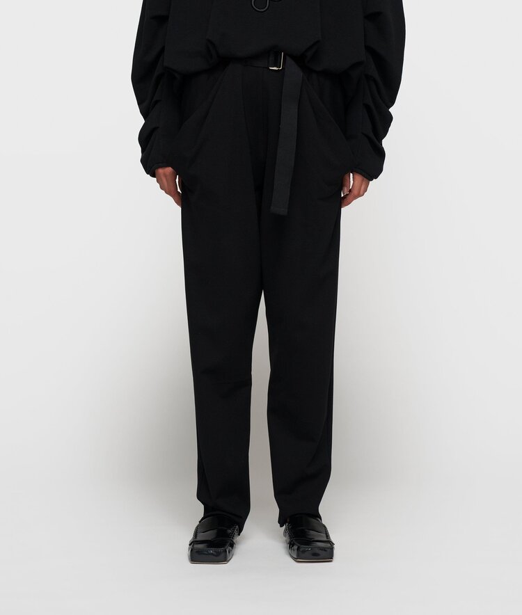 10DAYS Pleated belt jogger punto black 10Days