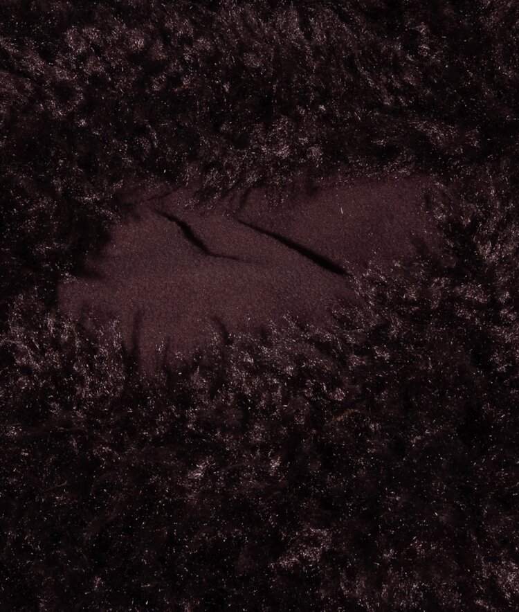 10DAYS Furry scarf deep wine 10Days