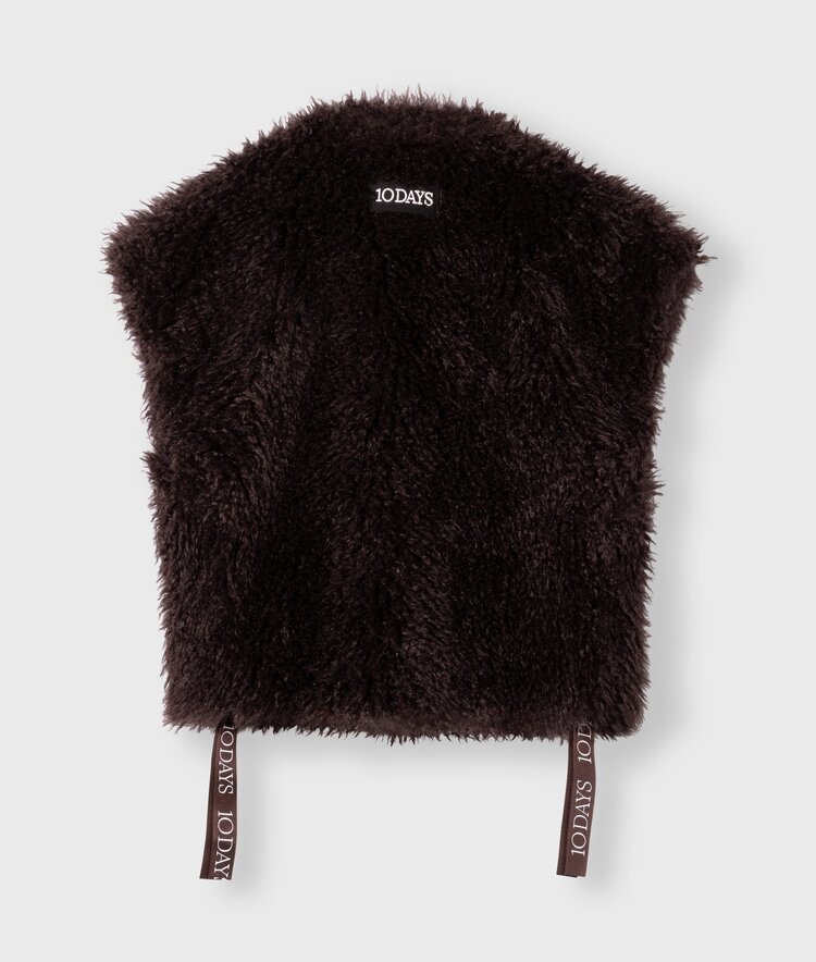 10DAYS The Bobbie gilet deep wine 10Days