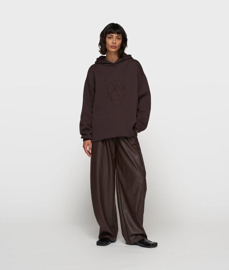 10DAYS Statement hoodie embro deep wine 10Days