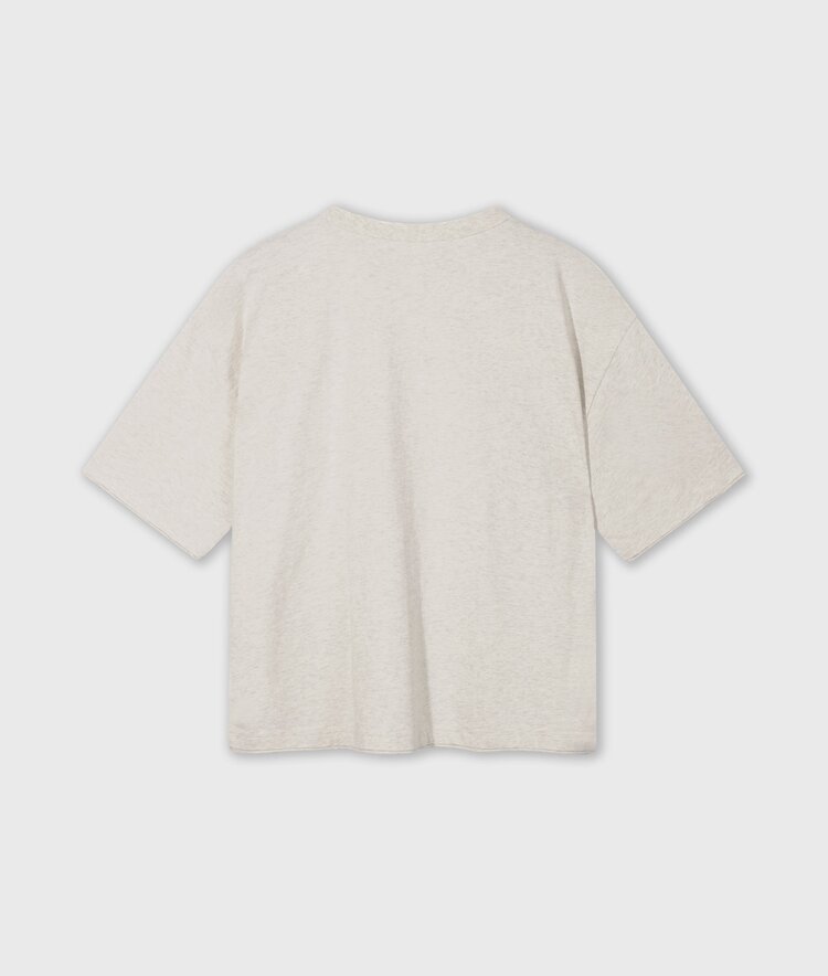 10DAYS Baseball tee 10DAYS soft white melee 10Days