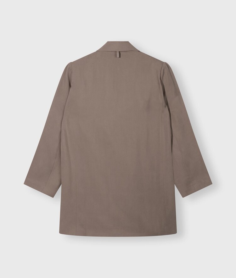 10DAYS Long flowy blazer lyocell moonrock 10Days