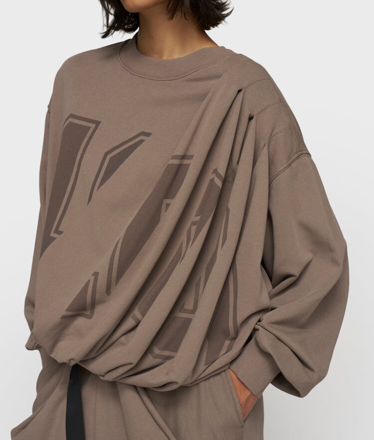 10DAYS Pleated sweater 10 moonrock 10Days