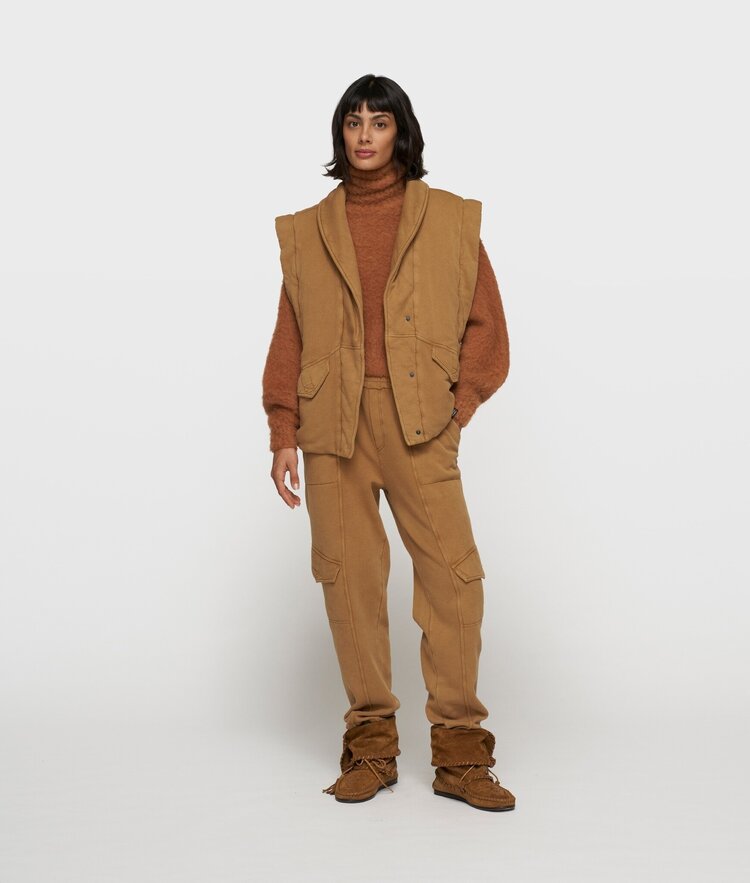 10DAYS Cargo jogger fleece suede 10Days