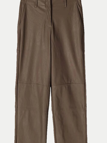 Knit-ted Naomi pants metallic taupe