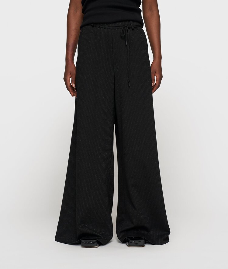 10DAYS Super wide pants pinstripe black 10Days