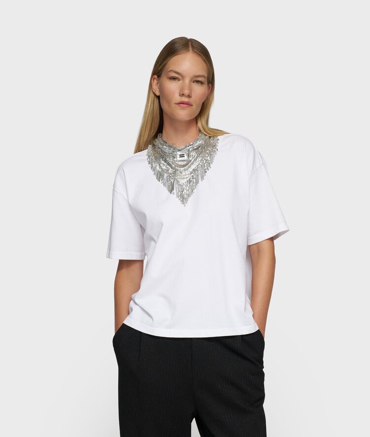 10DAYS Necklace scarf silver 10Days