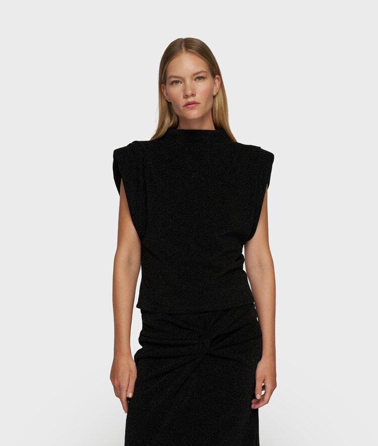 10DAYS Statement top sparkle black 10Days