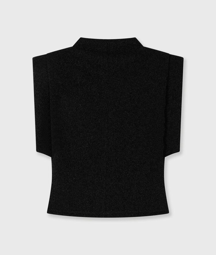 10DAYS Statement top sparkle black 10Days