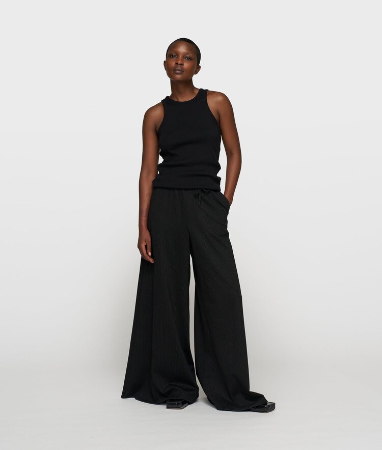 10DAYS Tank top pearls black 10Days