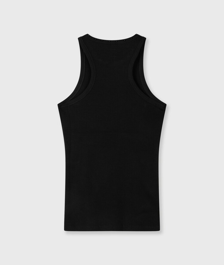 10DAYS Tank top pearls black 10Days