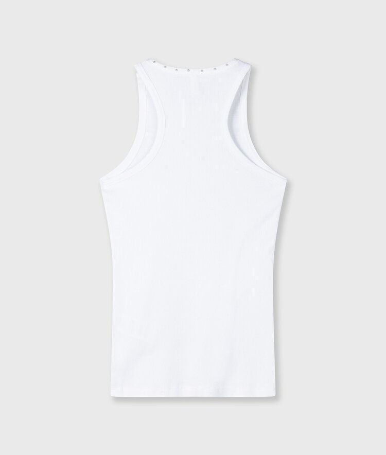 10DAYS Tank top pearls white 10Days