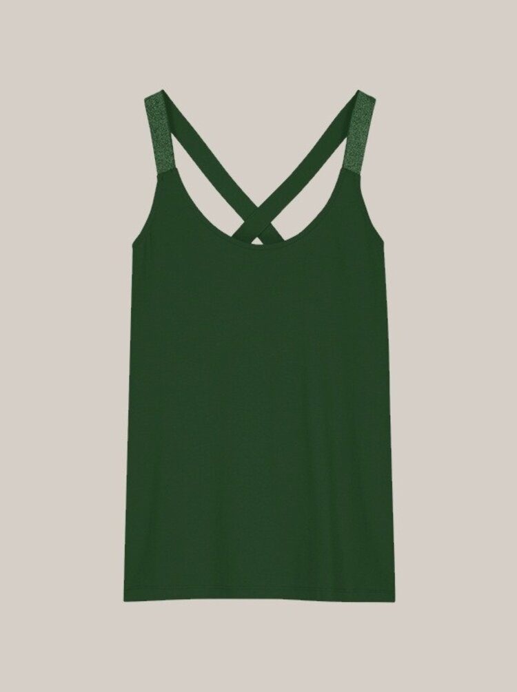 Summum Woman Basic singlet emerald green Summum Woman