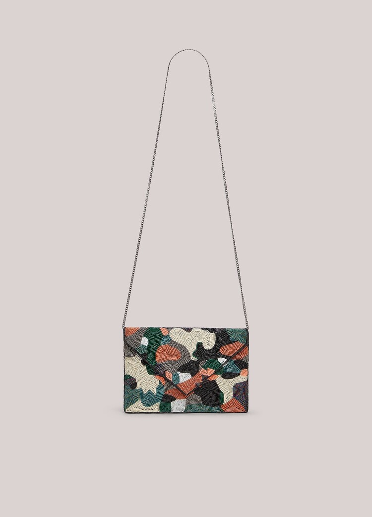 Summum Woman Bag beaded clutch multicolour Summum Woman