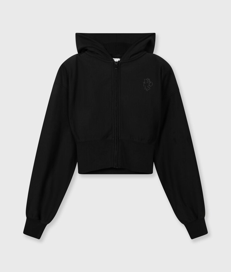Ballet zip hoodie black 10Days