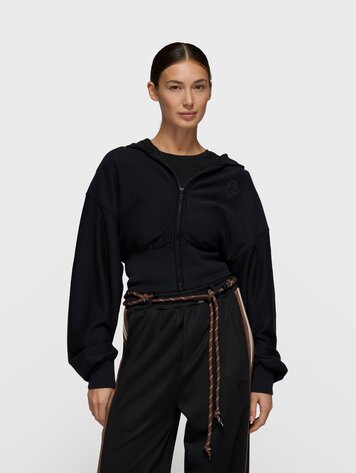 10DAYS Ballet zip hoodie black