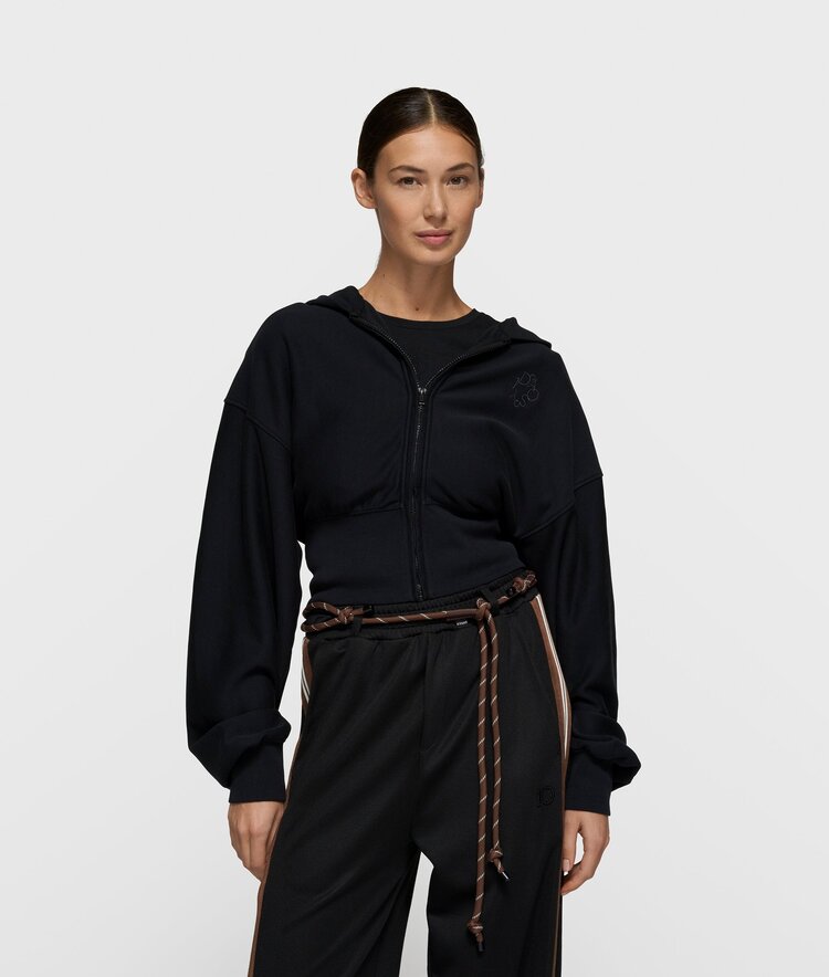 10DAYS Ballet zip hoodie black 10Days