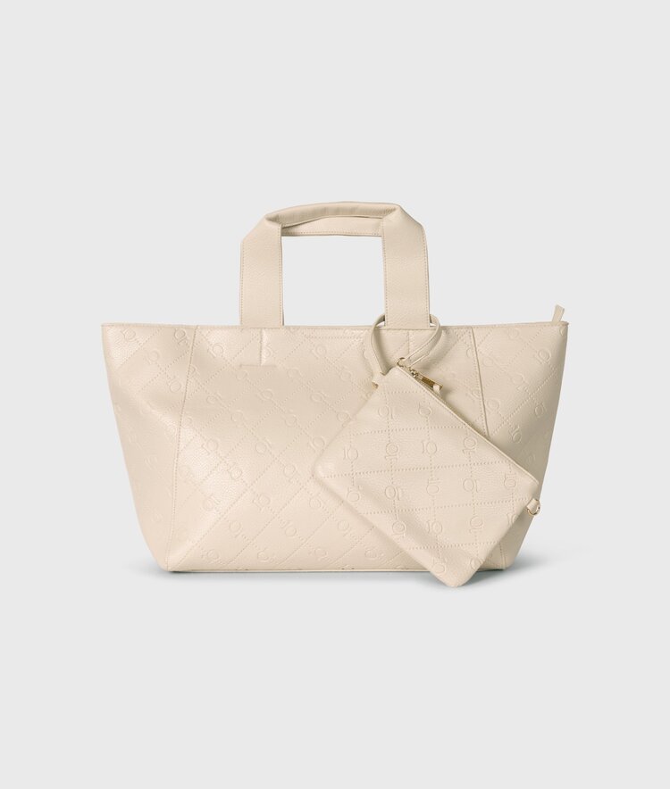 10DAYS Shopper monogram pearl 10Days