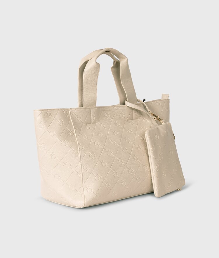 10DAYS Shopper monogram pearl 10Days