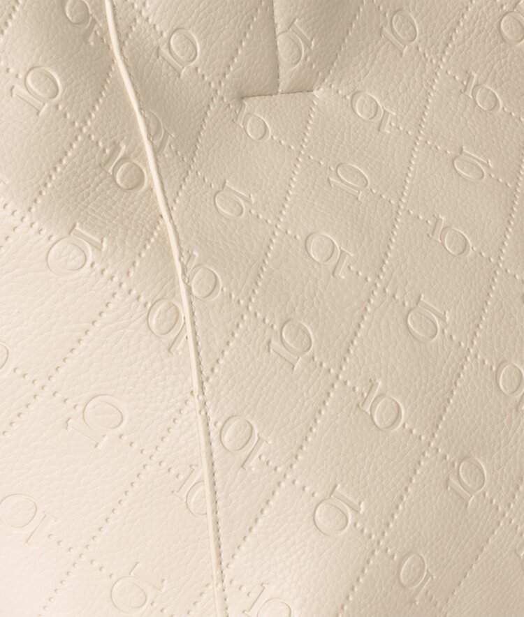 10DAYS Shopper monogram pearl 10Days