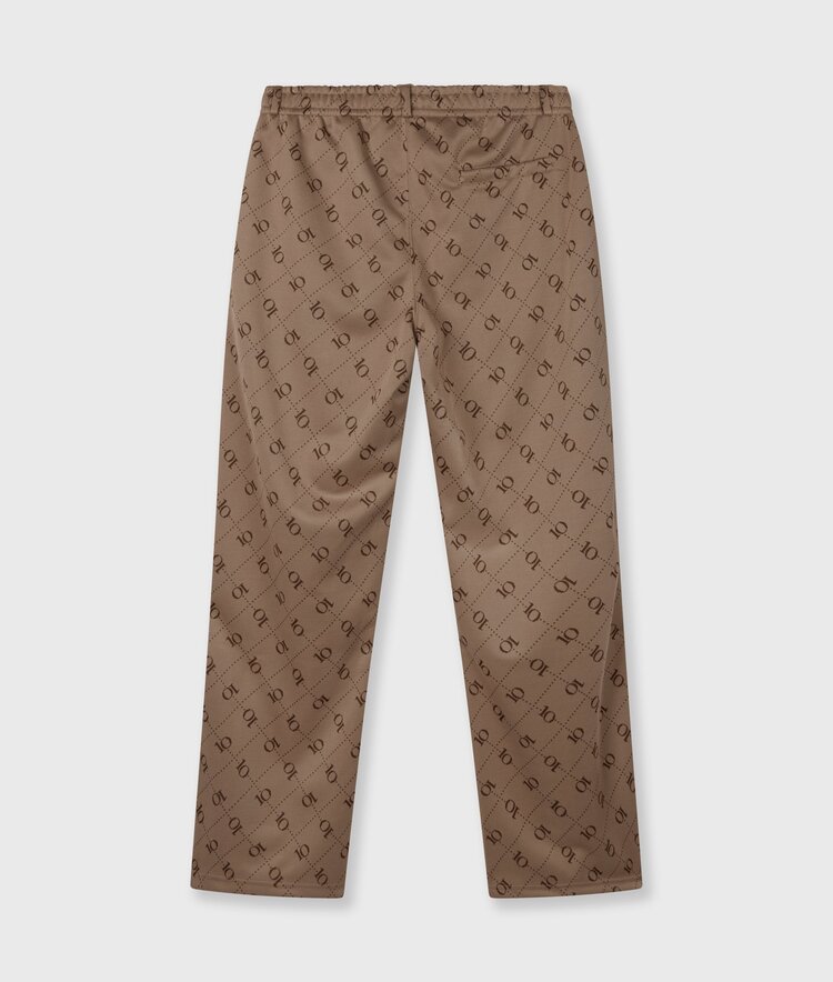 10DAYS Track pants monogram fudge 10Days