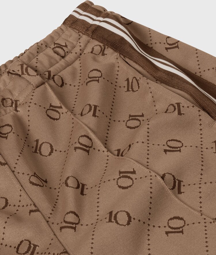 10DAYS Track pants monogram fudge 10Days