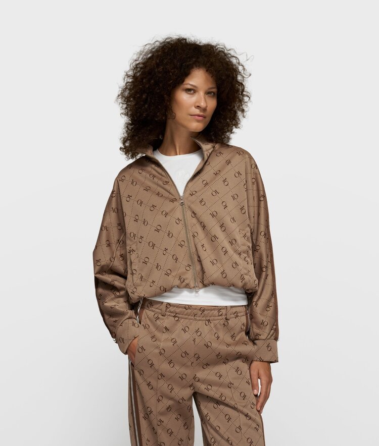 10DAYS Track jacket monogram fudge 10Days