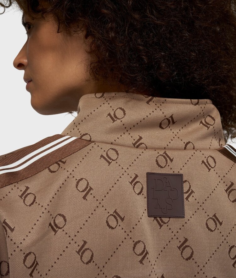 10DAYS Track jacket monogram fudge 10Days