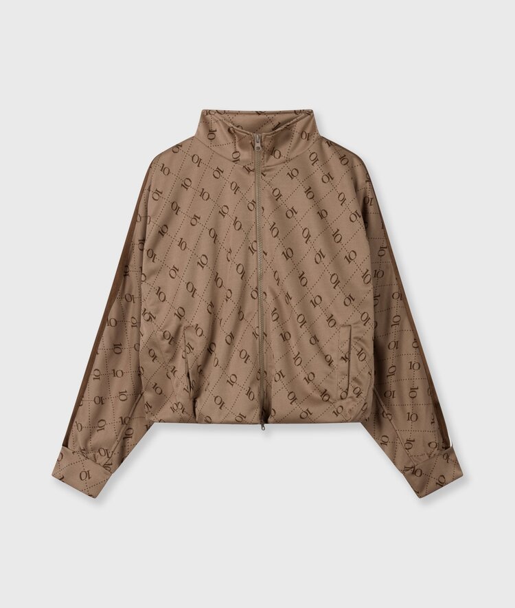 10DAYS Track jacket monogram fudge 10Days