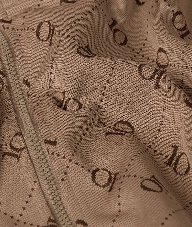 10DAYS Track jacket monogram fudge 10Days