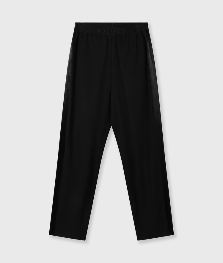Pleated pants black 10Days