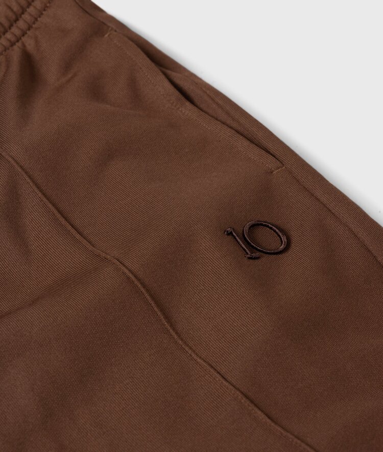 10DAYS Tapered track pants dark truffle 10Days