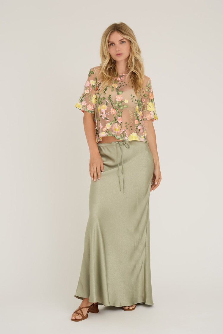 A-View Fuschia blouse sand/yellow A-View