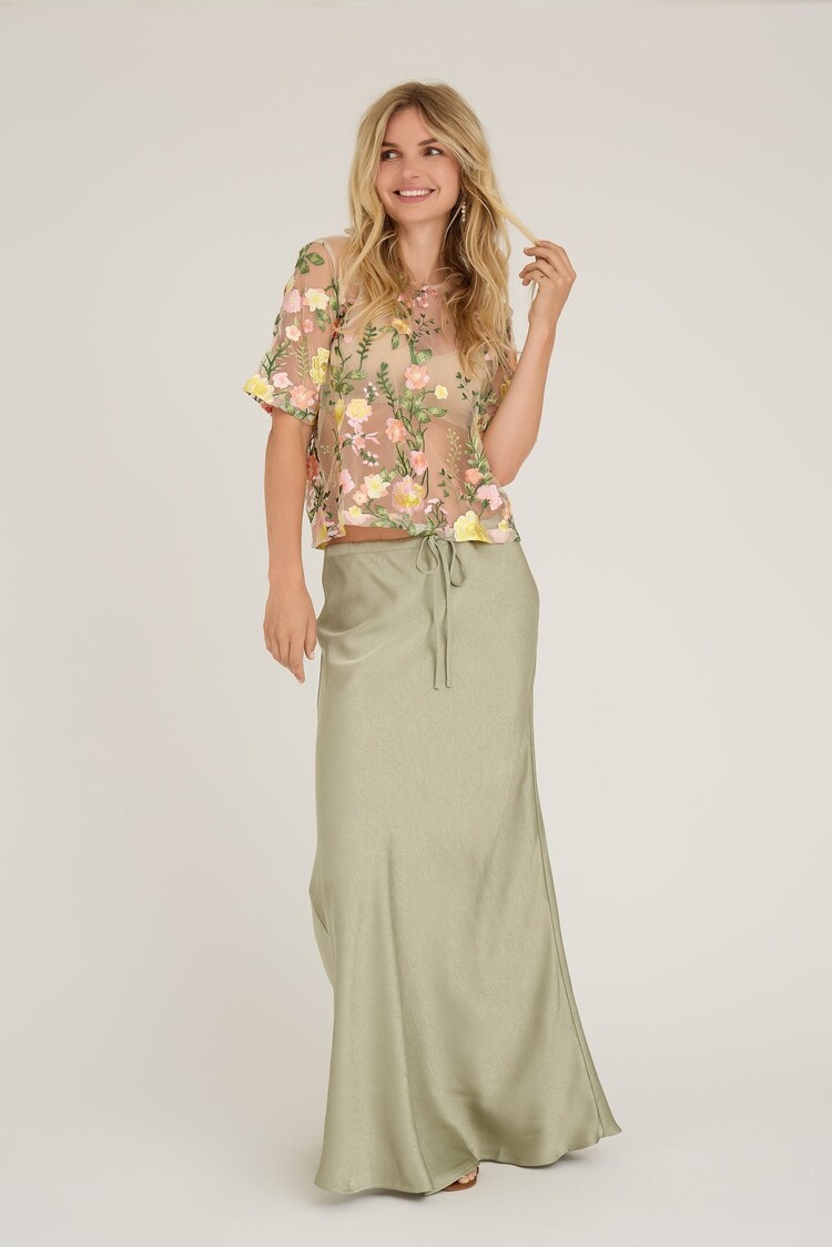 A-View Fuschia blouse sand/yellow A-View