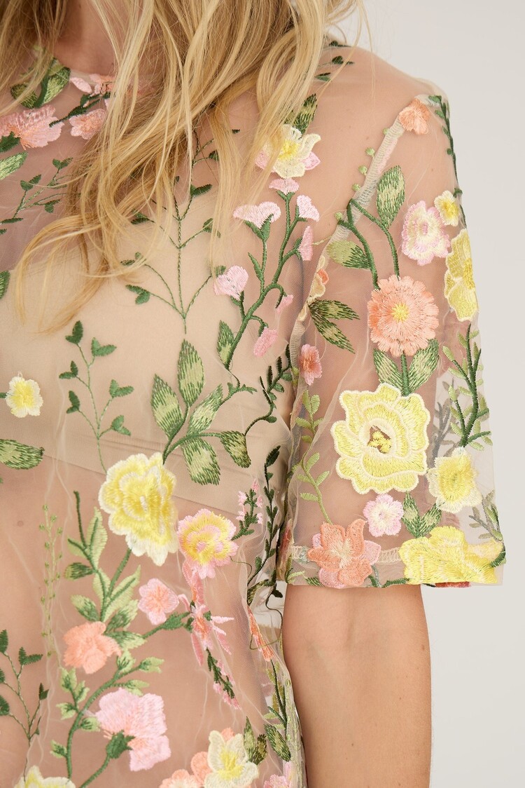 A-View Fuschia blouse sand/yellow A-View