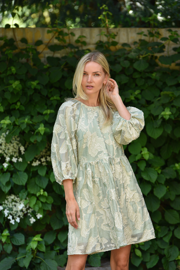 A-View Janah dress dusty green A-View