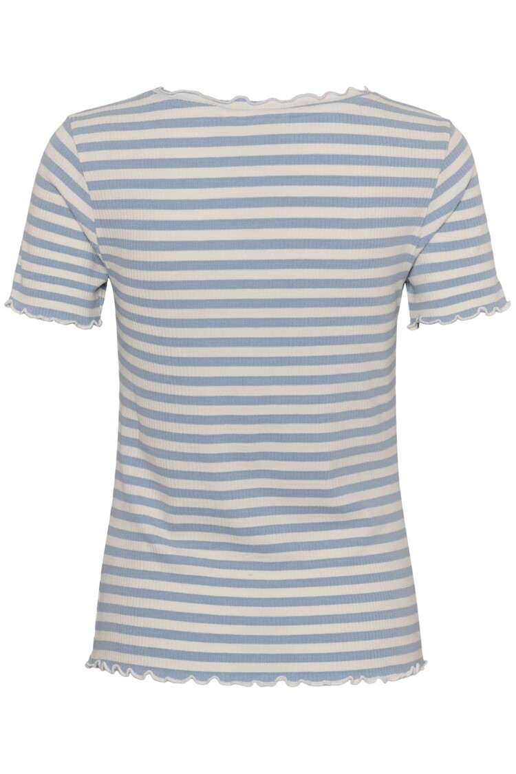 Cream CRRibba stripe Tshirt cashmere blue Cream