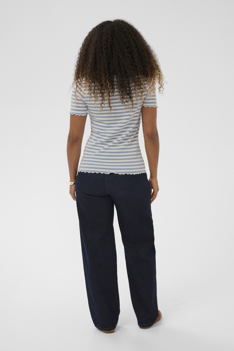 Cream CRRibba stripe Tshirt cashmere blue Cream