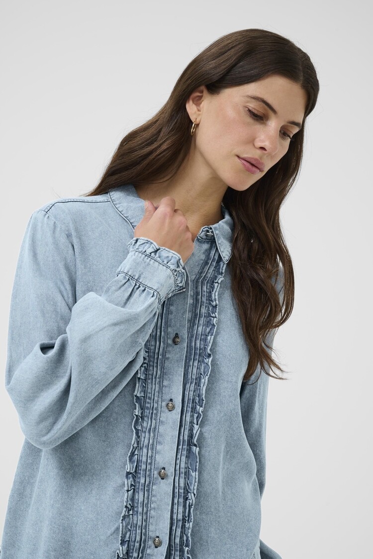 Cream CREllie blouse seattle mid blu denim Cream