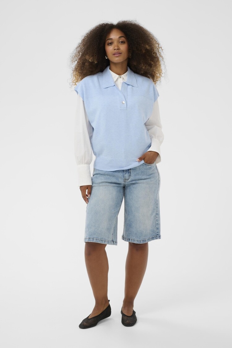 Cream CRDela slipover cashmere blue Cream