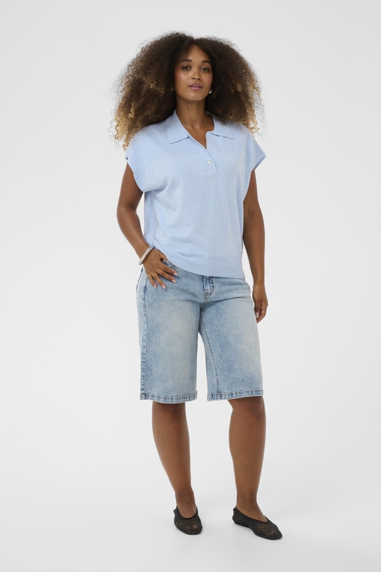 Cream CRDela slipover cashmere blue Cream