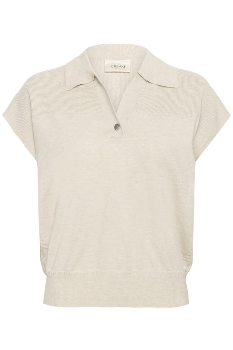 Cream CRDela slipover oat melange Cream