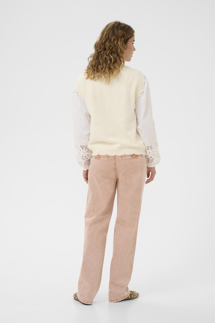 Cream CRAvie knit slipover whisper white Cream