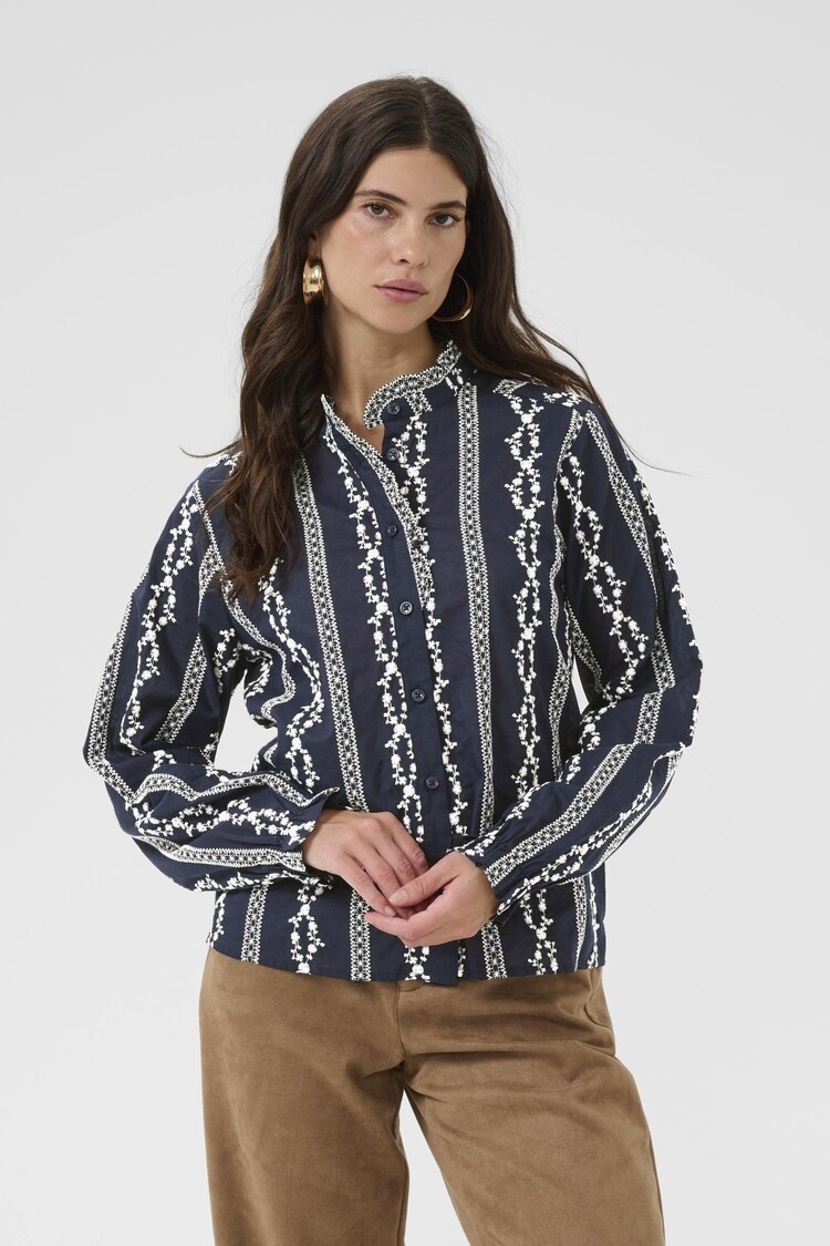 Cream CRSabina shirt navy blazer Cream